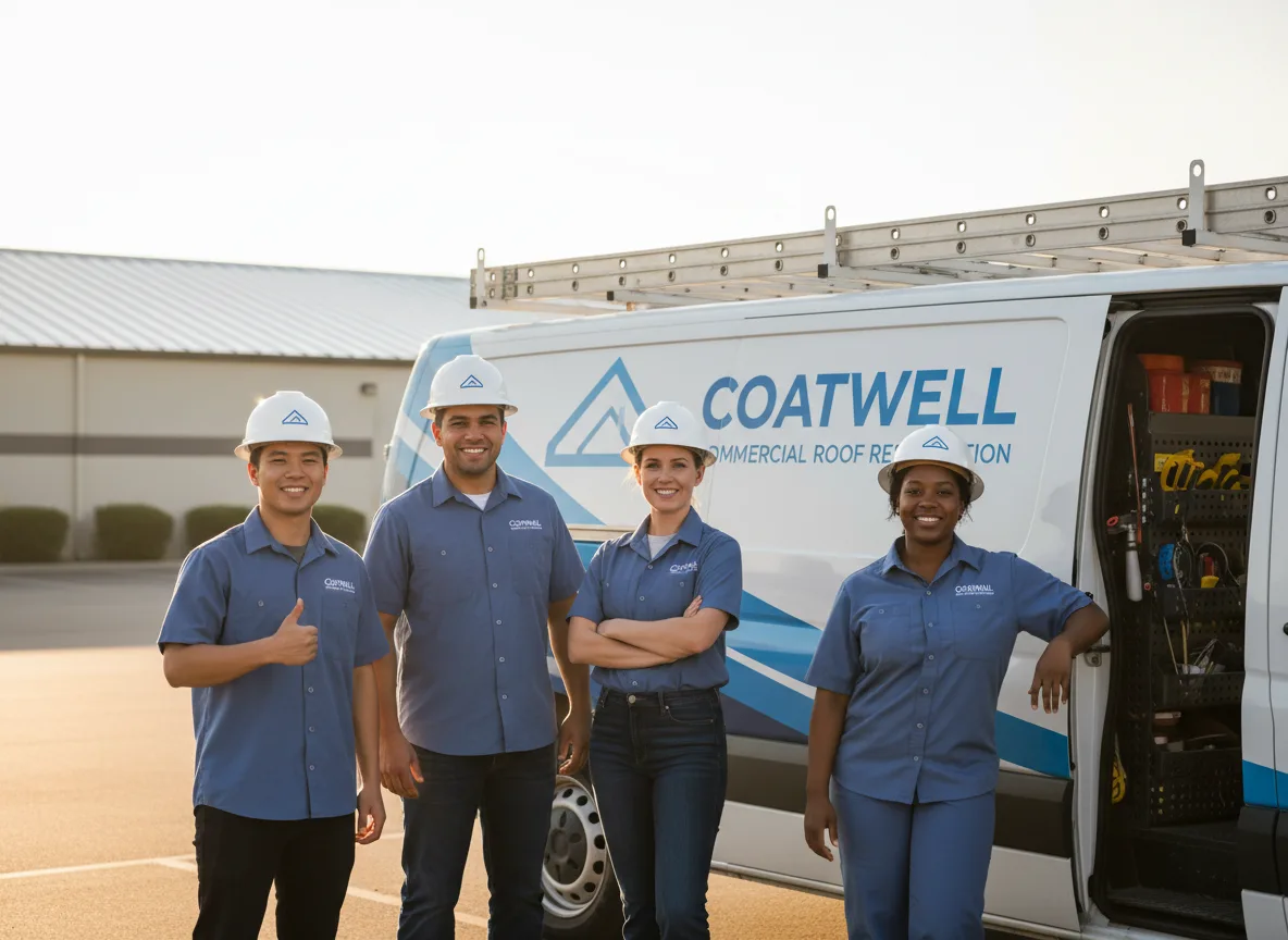 Commercial roof coating company in Stafford, KS